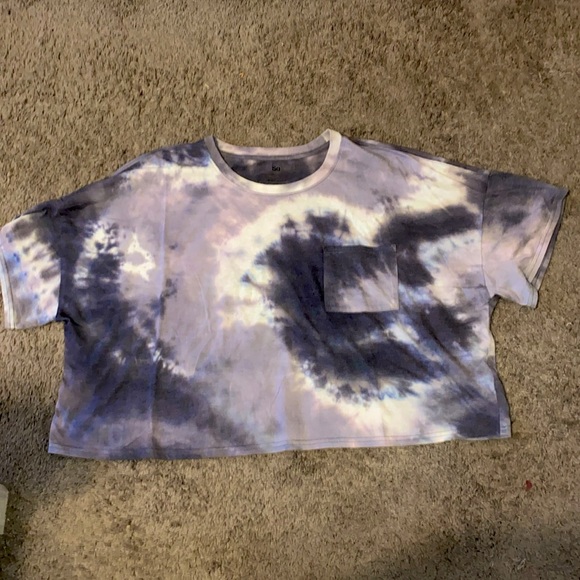SO Tops - SO tie dye crop top